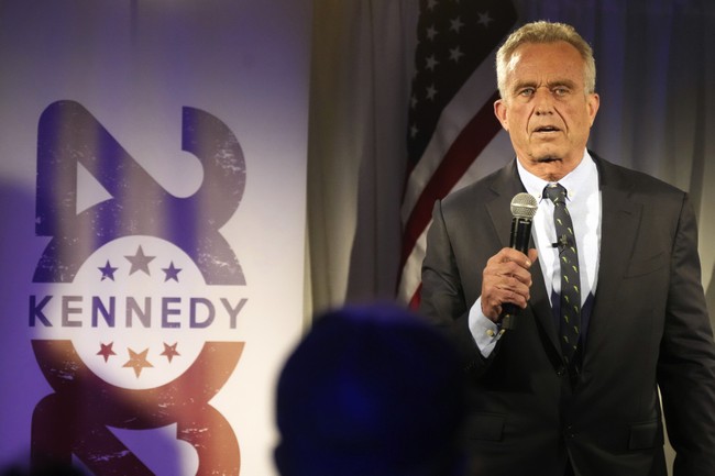 Robert F. Kennedy Jr.'s 15,000 Signatures for Ballot Access in Nevada Are Void Due to VP Requirement