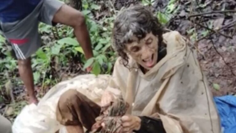 Emaciated American Woman Found Chained to a Tree in Indian Forest