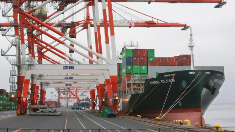 Japan's trade deficit for first half declines as exports recover