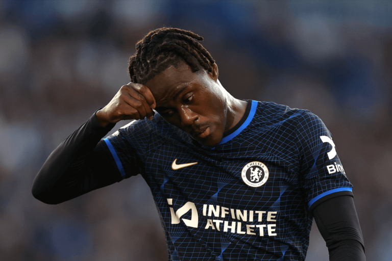 Chelsea defender Trevoh Chalobah training away from first team