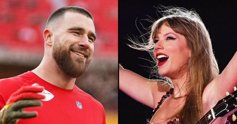 Travis Kelce Adorably Signs Taylor Swift Chiefs Jersey for Young Fan 