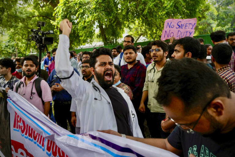 Indian doctors demand tougher laws after a colleague was raped and killed at a hospital