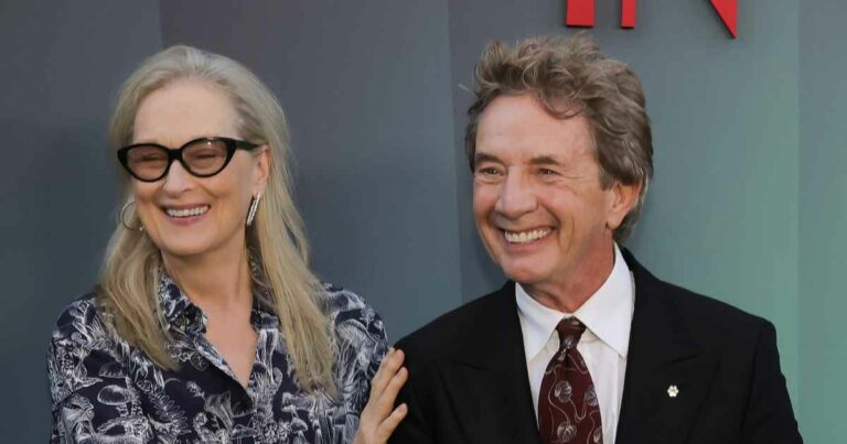 Meryl Streep and Martin Short Hold Hands at 'Only Murders' Premiere Party