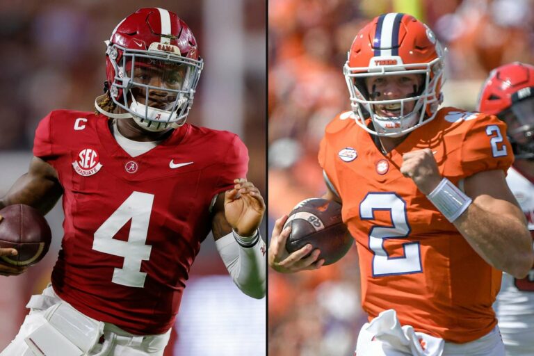 College Football Playoff 2024 projections: Alabama climbs, Georgia falls, and hello, Clemson