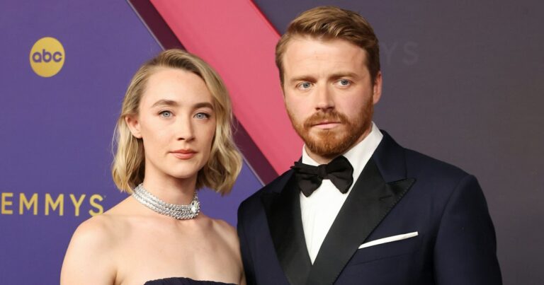 Saorise Ronan &amp; Jack Lowden Debut as Husband and Wife at the 2024 Emmys