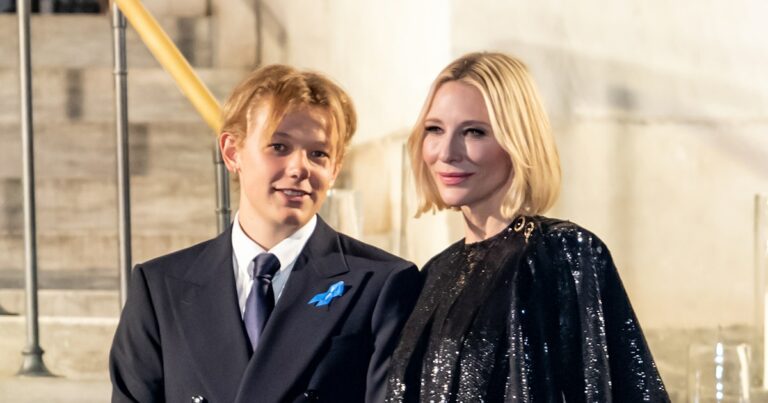 Cate Blanchett Hits The Red Carpet With Her 20-Year-Old Son