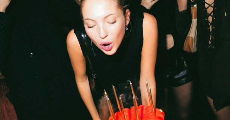 Lila Moss Celebrates 22nd Birthday at Late Night Paris Fashion Week Party