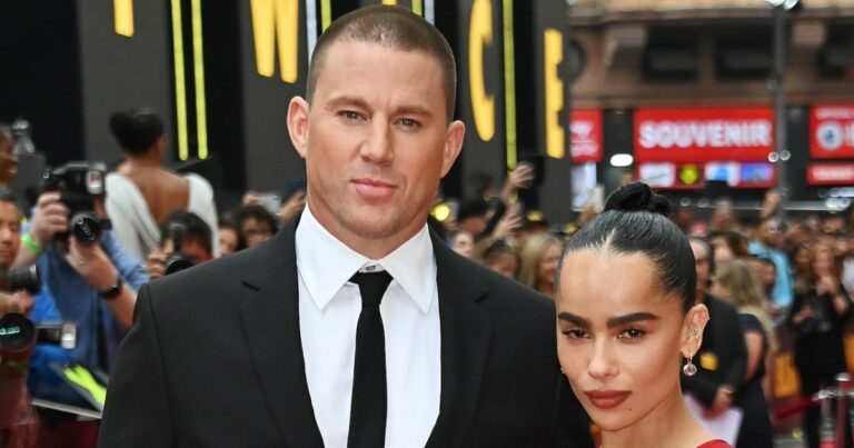 Channing Tatum Poses in Romantic Tribute to Zoe Kravitz