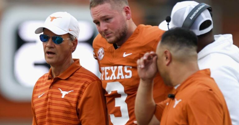 Texas QB Quinn Ewers 'questionable' for game vs. ULM: Will Arch Manning get first start?