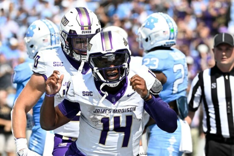 James Madison dominates North Carolina en route to historic 53-point first half