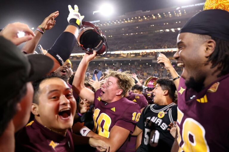 Arizona State's surprising surge continues, capped by an all-time postgame interview