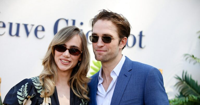 Suki Waterhouse & Robert Pattinson Are Surprisingly Affectionate  During Rare Red Carpet Date