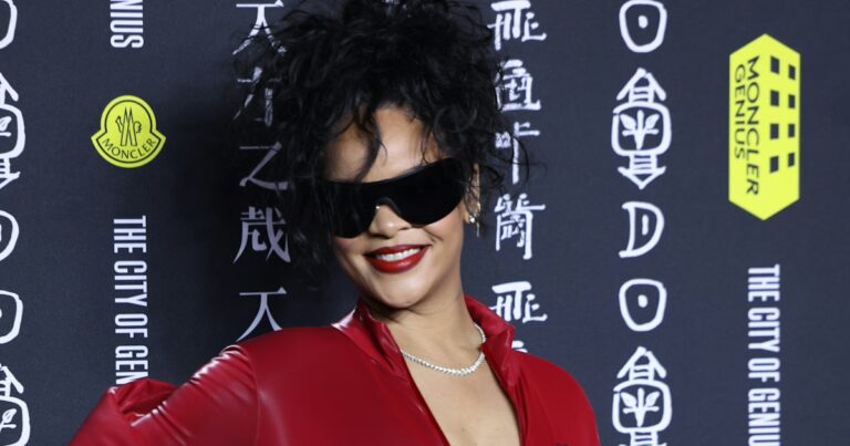 Rihanna's Scarlet Red Catsuit Is Designed By A$AP Rocky