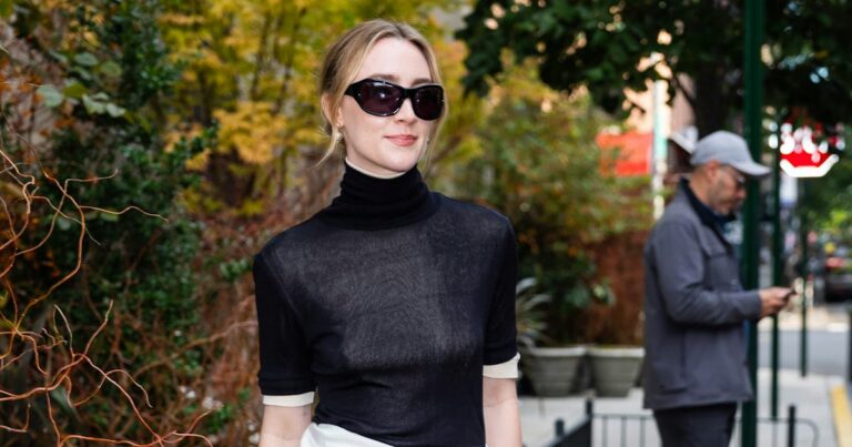 Saoirse Ronan Gives A Masterclass In Elevated Basics