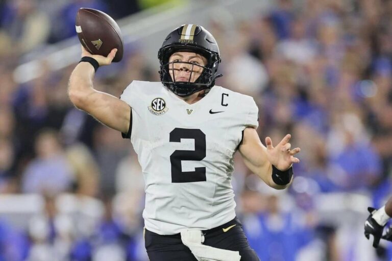 Vanderbilt QB Diego Pavia sues NCAA over junior college rules, NIL, seeks additional year of eligibility