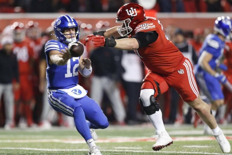 Utah AD Mark Harlan rips officials, Big 12 after holding call extends BYU's game-winning drive