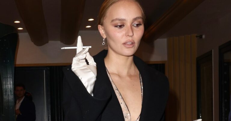 Lily Rose-Depp Looks Like a 1920s Dream In a Vintage Chanel Dress