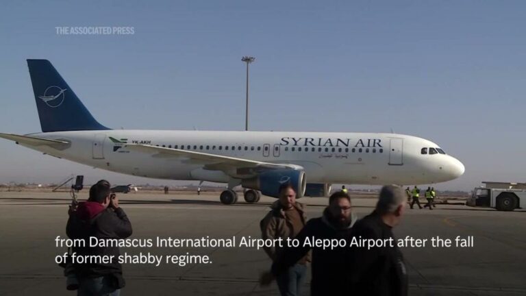 Damascus airport reopens with first flight to Aleppo since Assad’s fall