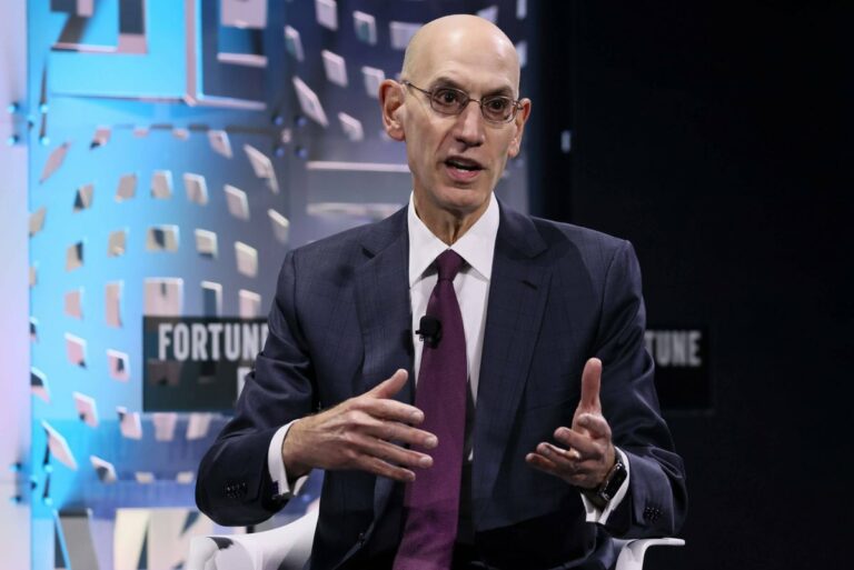 Adam Silver acknowledges sagging NBA TV ratings, but says fan interest not lacking