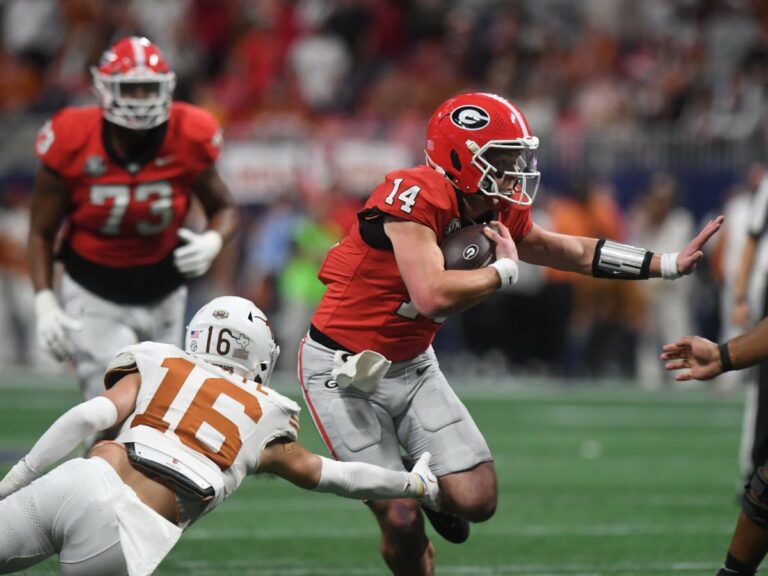 For Georgia football, at last, a backup quarterback saved the day — not ruin it