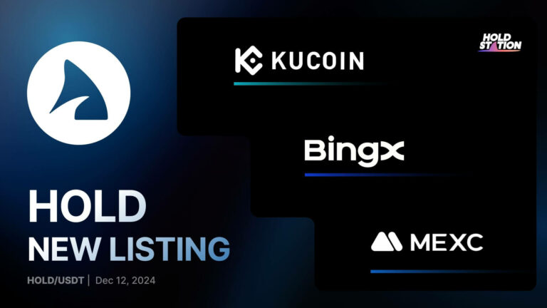 Holdstation Announces HOLD Listing on KuCoin, BingX and MEXC