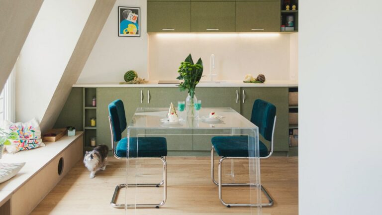 This 237-Square-Foot Apartment in France Is Budget- and Feline-Friendly