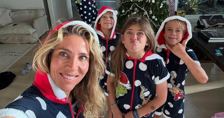 See Celebrities Rocking Their Best Matching Holiday and Christmas Pajamas