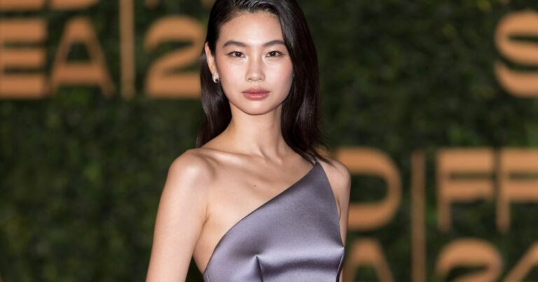 Ho-yeon Jung's One-Shoulder Dress Is the Perfect Blend of Classic and Modern