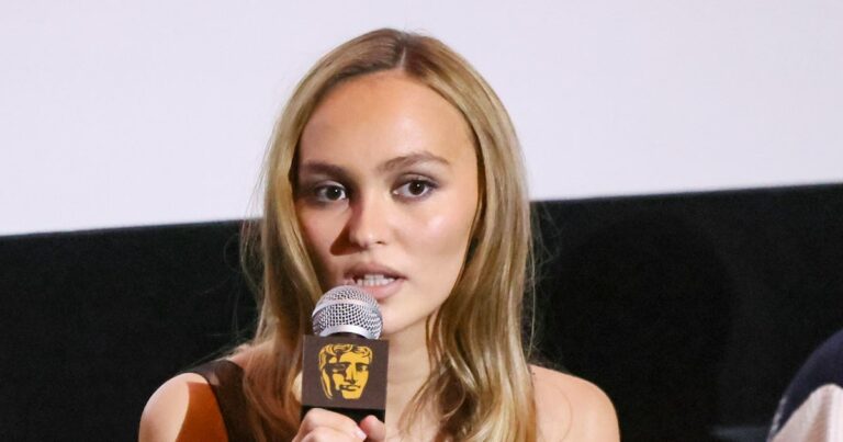 Lily-Rose Depp Frees the Nipple In a Sheer Party Dress and "Naked" PVC Heels