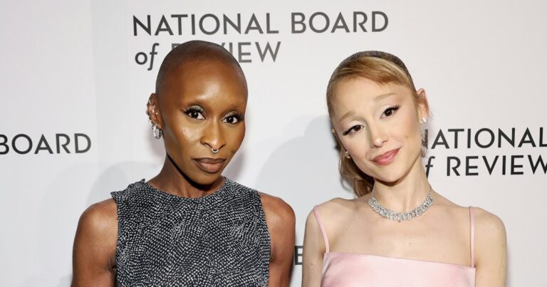 Ariana Grande & Cynthia Erivo's Dresses Are a Twisted Version of Oz