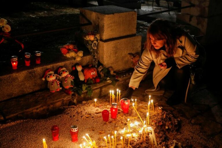 Anger and tears as Montenegro town commemorates mass shooting victims